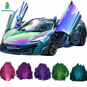 Pink car pigment powder industrial grade Holographic Chameleon pigment powder For Car Paint