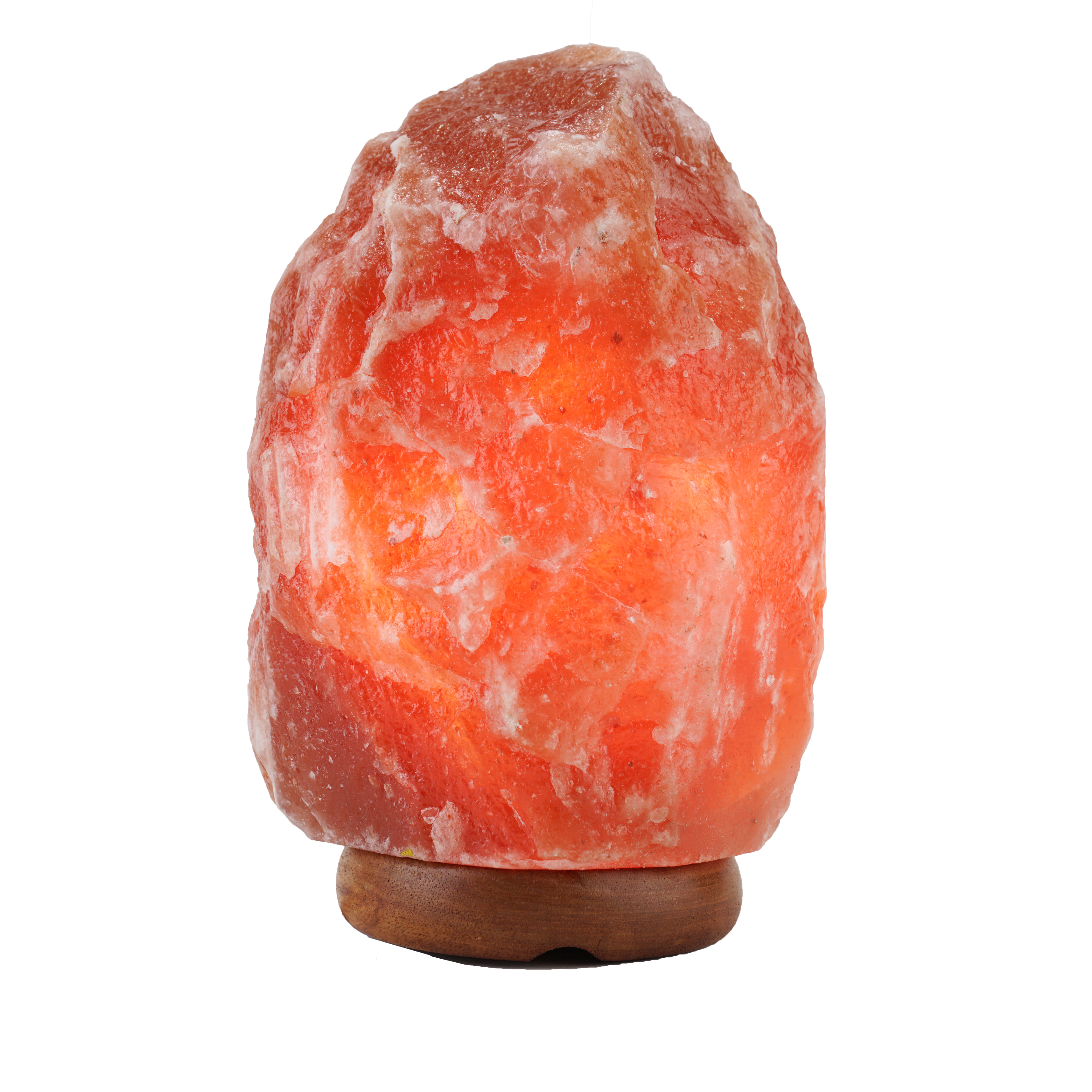 Crystal Himalayan Salt Lamp Natural hand carved small size Red Salt Lamp for home decor holiday gift with bulb and cord