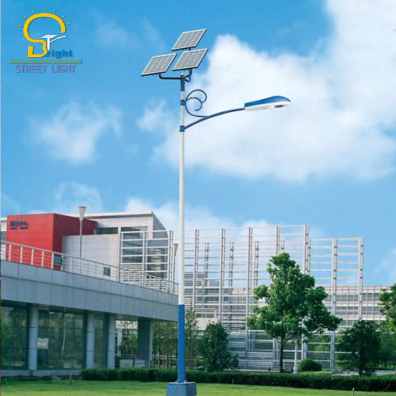 High efficiency 120w long service time integrated solar street light ip66 led street panel light solar with 5 years warranty