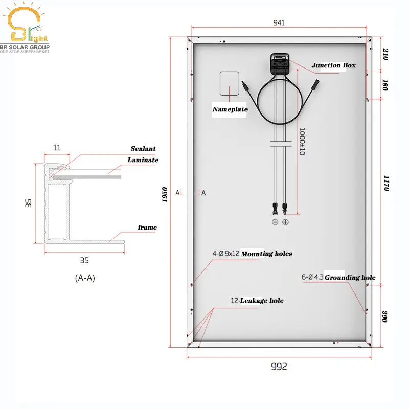 Tier 1 300W 380W 540W 550W 560W 670W 700w Solar PV Module Mono solar power half cell solar panels