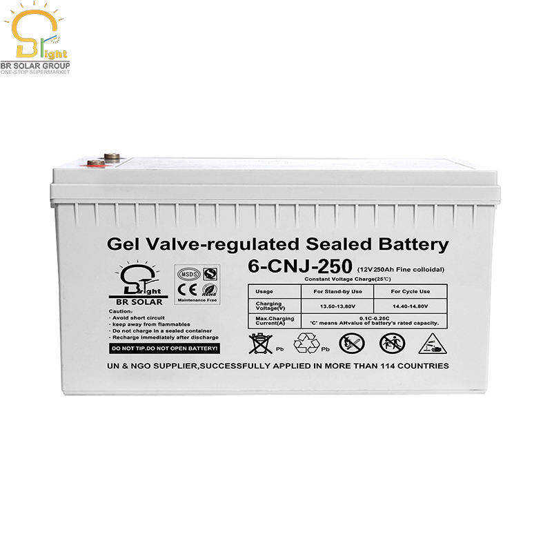 Longer lifespan Rechargeable gel battery 12v 100ah 150ah 200ah 250ah for solar power system Gel Battery Pack