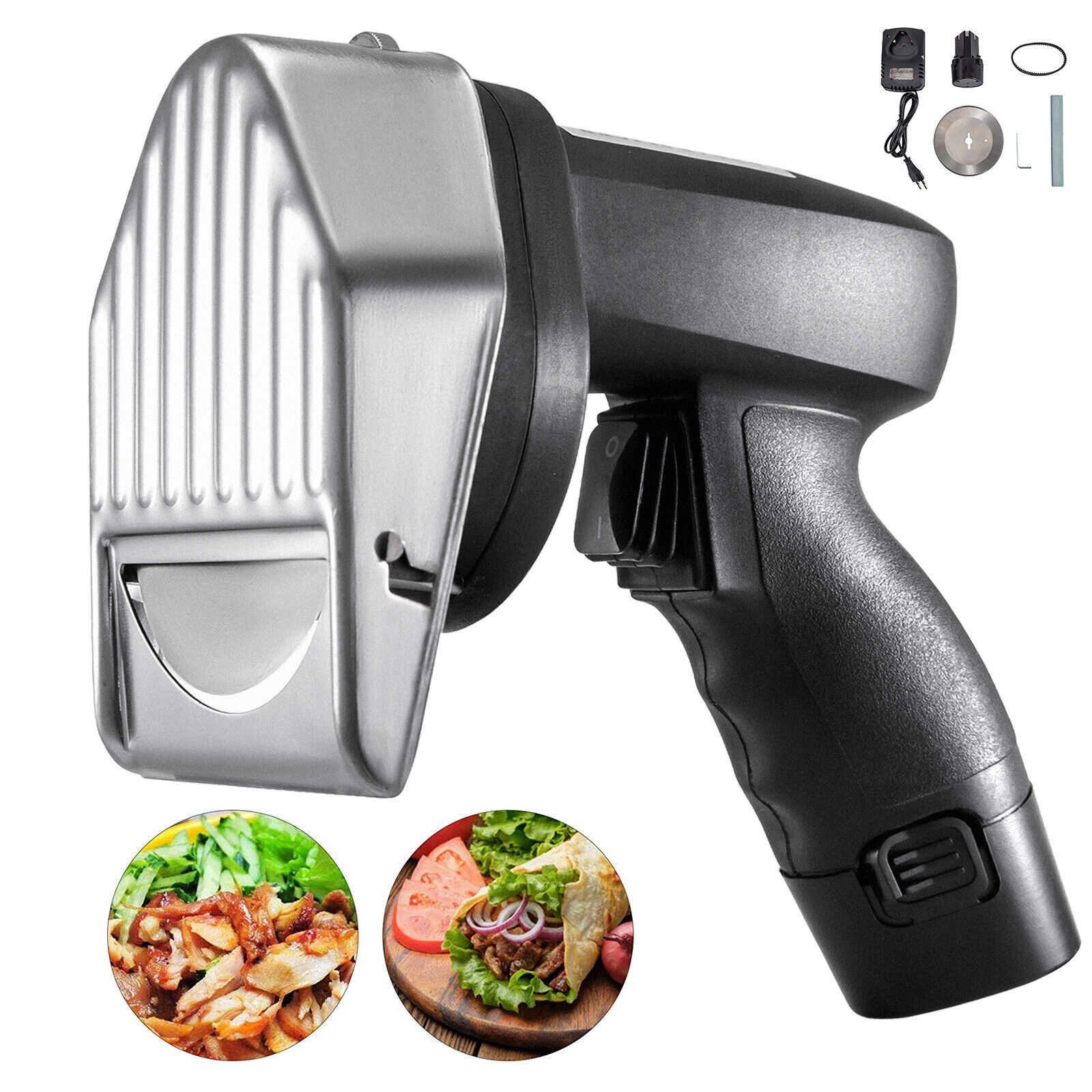 KS100E electric plastic hand meat kebab slicer with CE