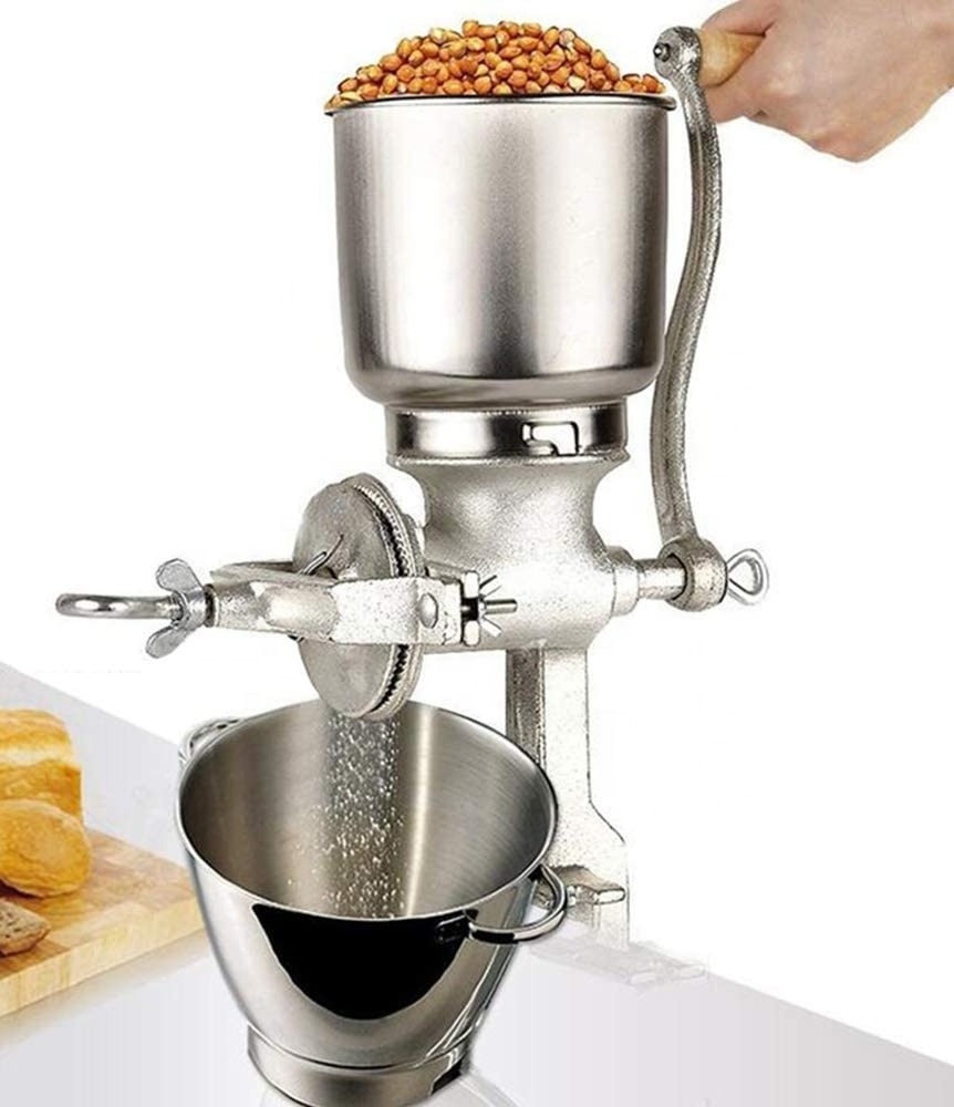 Hand Operated Cast Iron Grain Mill Coffee Corn Grinder