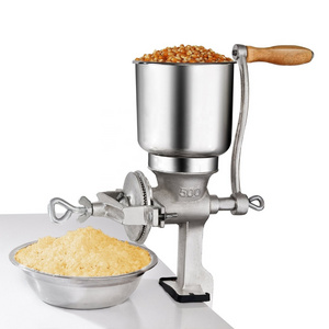 Cast Iron Manual Corn Grinder With High Hopper