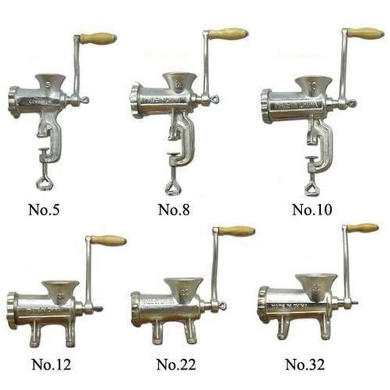 Household hand crank cast iron meat grinder #22 manual meat mincer with high reputation