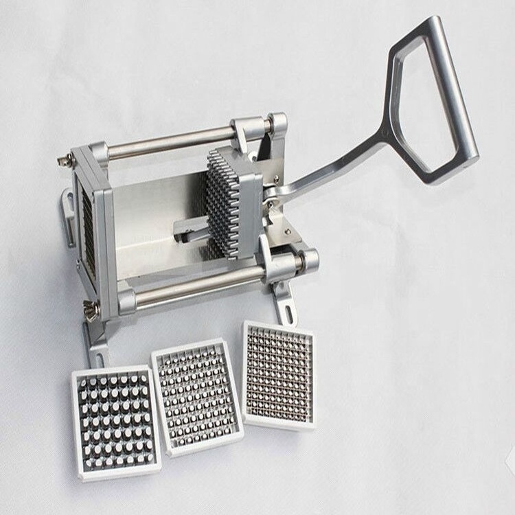 Hand operated stainless steel potato chipper french fry cutter