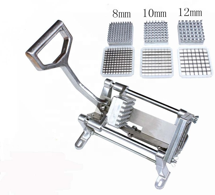 Hand operated stainless steel potato chipper french fry cutter