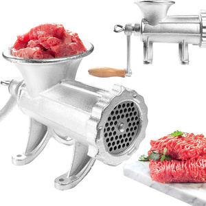 Household hand crank cast iron meat grinder #22 manual meat mincer with high reputation