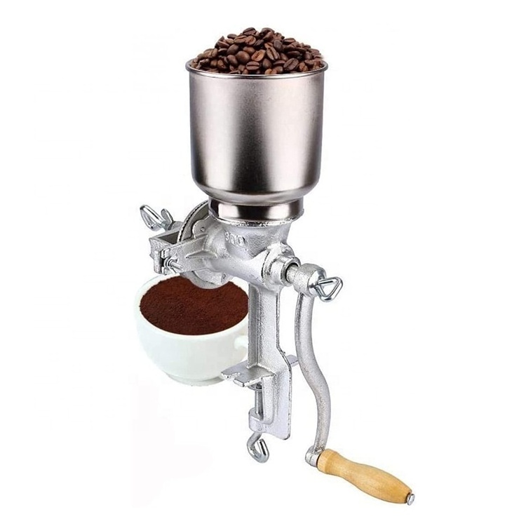 Cast Iron Manual Corn Grinder With High Hopper