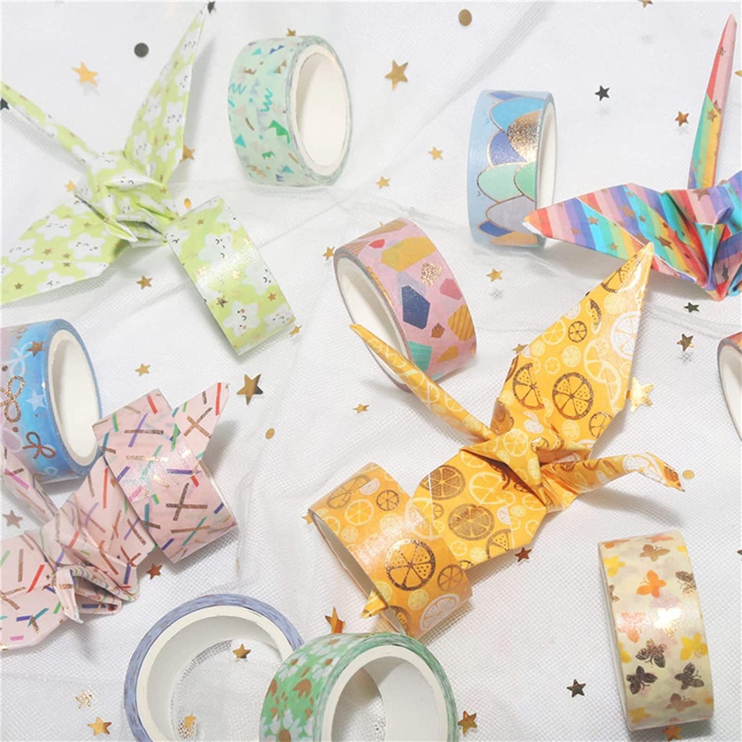 Party Decorations Gift Wrapping Decorative Adhesive art Craft Washi Masking Tape Set