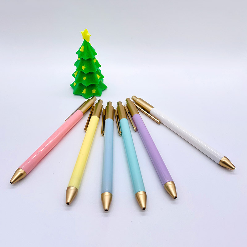 New fashion Custom luxury colorful Metal ball point pen gift set