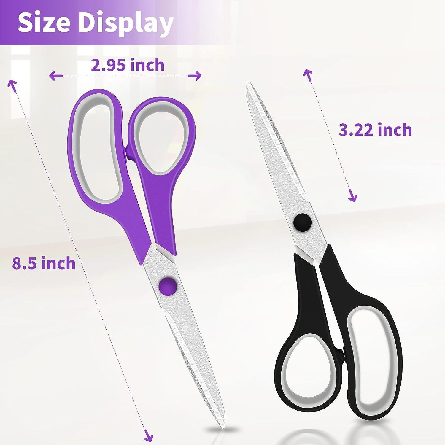 Multipurpose 8inch Stainless Steel Sharp office Home General Use scissors