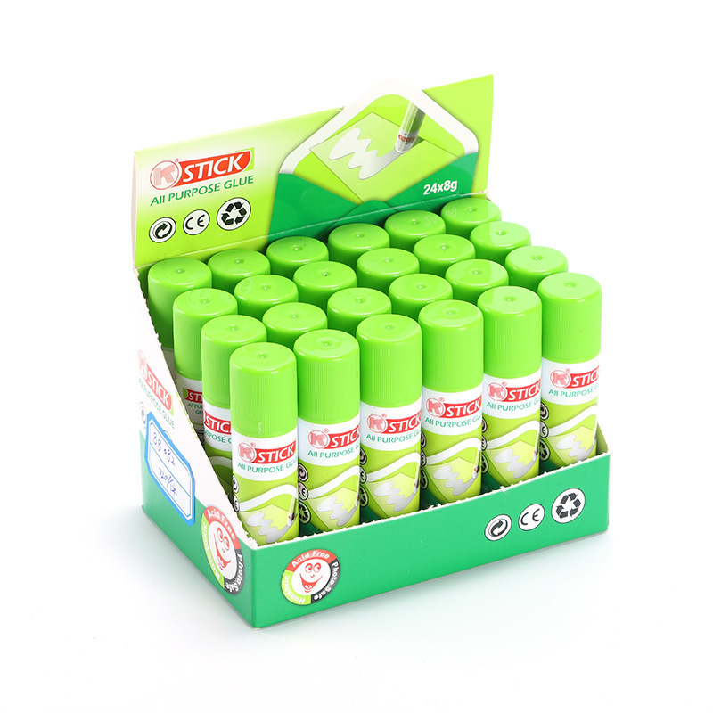 hot selling display environmental protection office and school pvp white solid glue stick