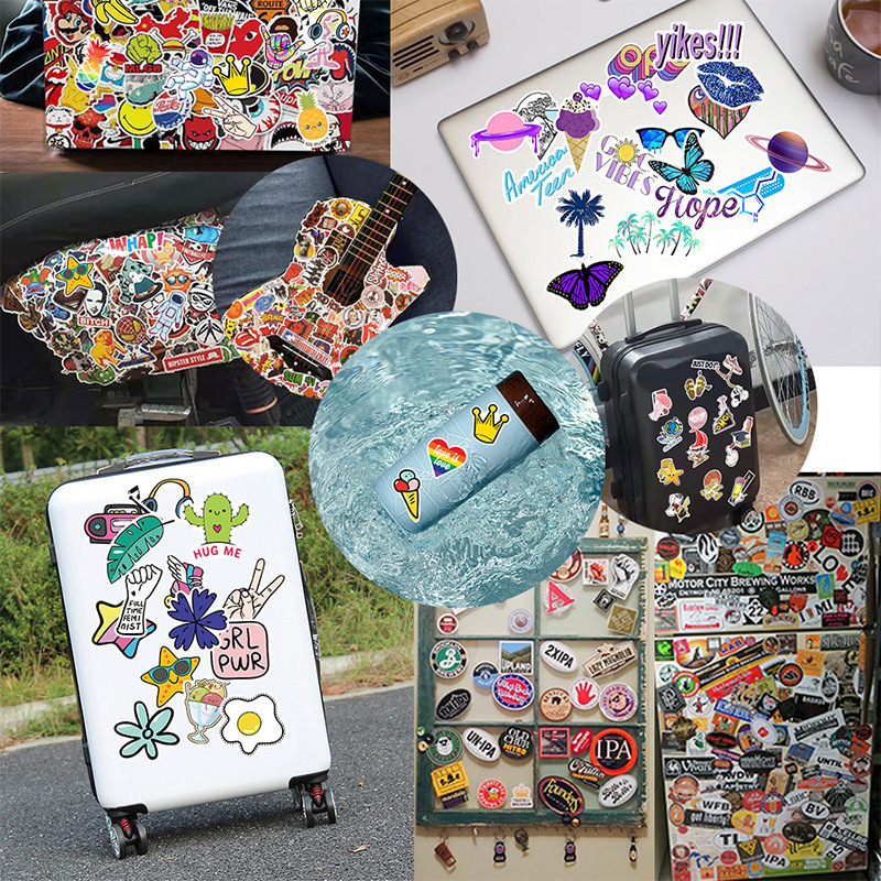 200pcs  Graffiti Stickers For Travel Luggage Phone Car DIY Vinyl Scrapbook Sticker