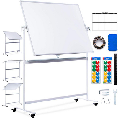 Standing Mobile Magnetic Dry Erase Double Side Whiteboard for Office Classroom school