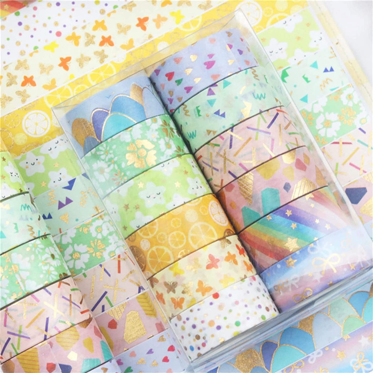 Party Decorations Gift Wrapping Decorative Adhesive art Craft Washi Masking Tape Set