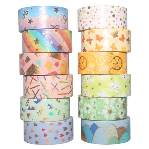 Party Decorations Gift Wrapping Decorative Adhesive art Craft Washi Masking Tape Set