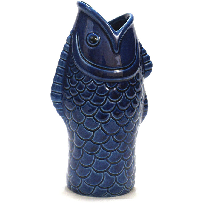 Unique style ceramic fish cocktail tiki mug for man and women