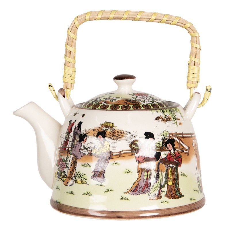 1000ml Large Capacity Antique Porcelain Teapot Ceramic Teapot with Infuser