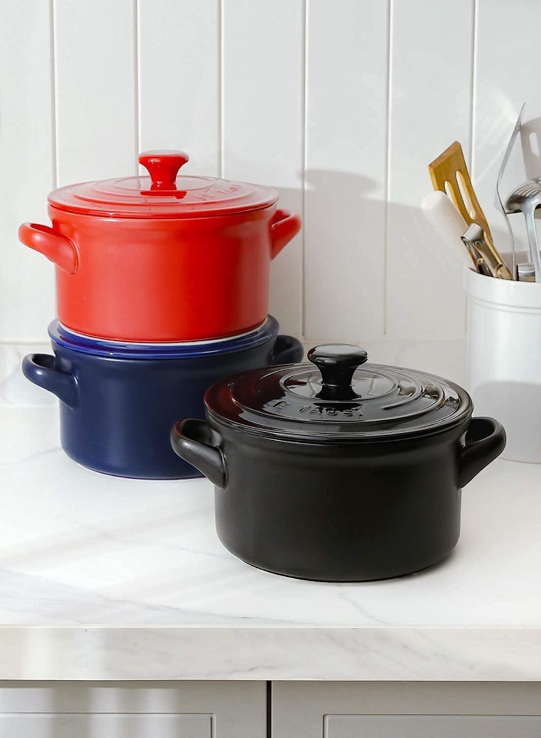 Dutch Oven Pots with Lid Bread Clothe Bakers Ceramic Casserole Dish Porcelain Cooking Soup Pots in Bulk