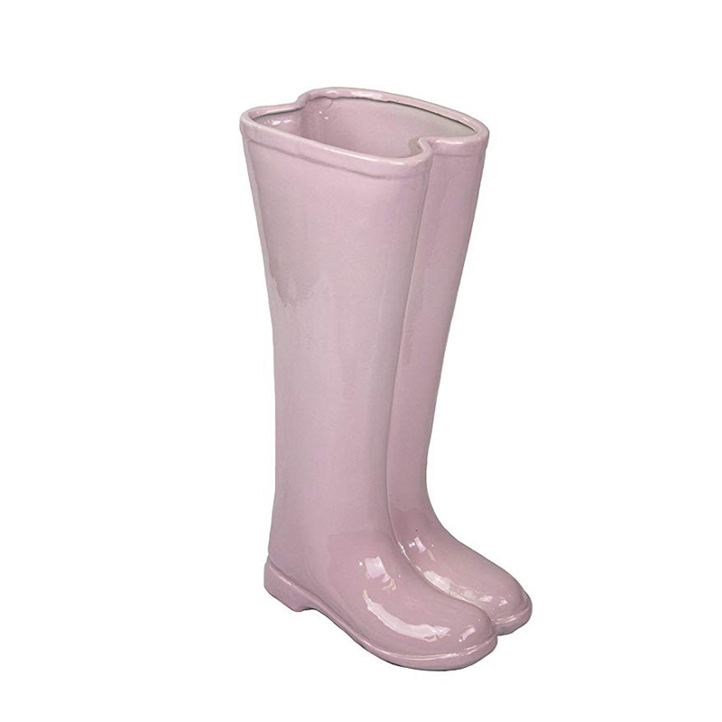 Rain Boots Shaped Home Decor Ceramic Umbrella Holder