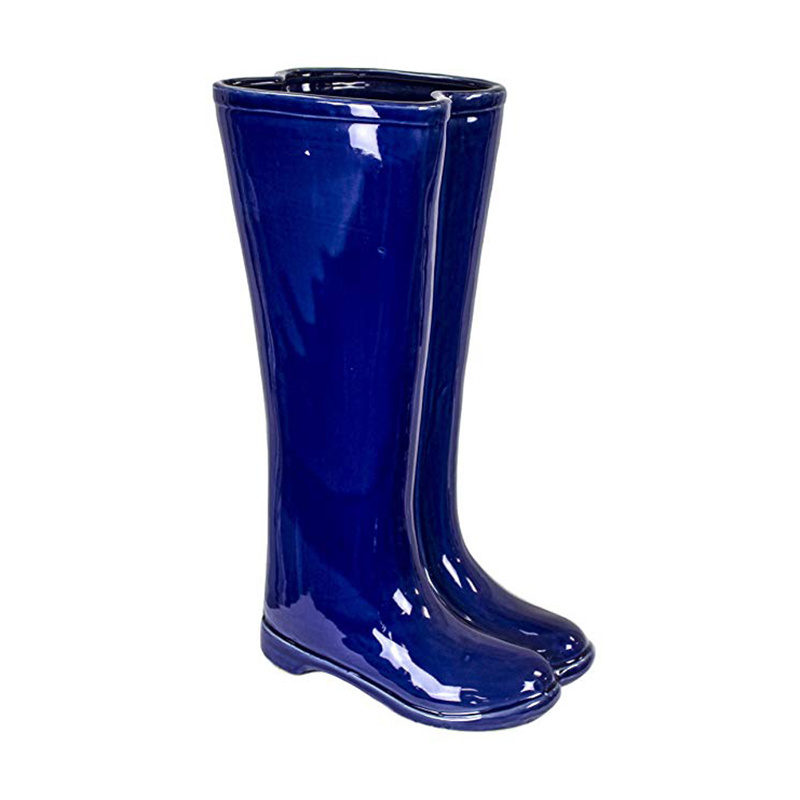 Rain Boots Shaped Home Decor Ceramic Umbrella Holder