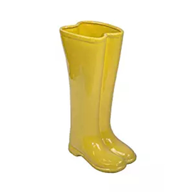 Rain Boots Shaped Home Decor Ceramic Umbrella Holder