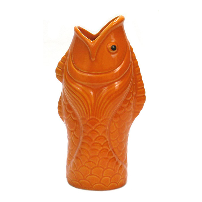 Unique style ceramic fish cocktail tiki mug for man and women