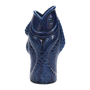 Unique style ceramic fish cocktail tiki mug for man and women