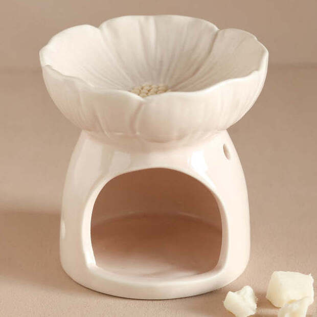 Flower Blossom Home Decor Scented Custom Ceramic Wax Melt Burner