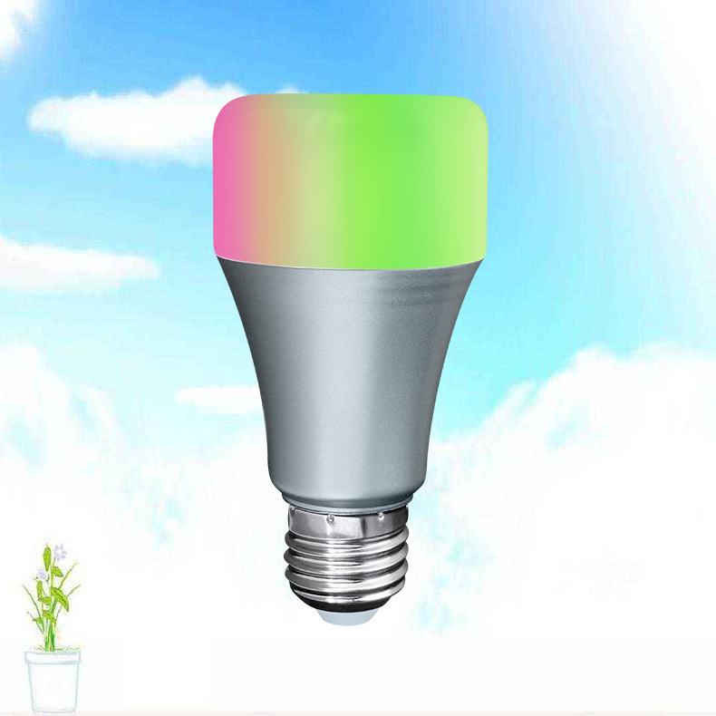 WIFI control simple intelligent operation smart bulb light 12 watt PWM dimming AC100-240V rechargeable led bulb