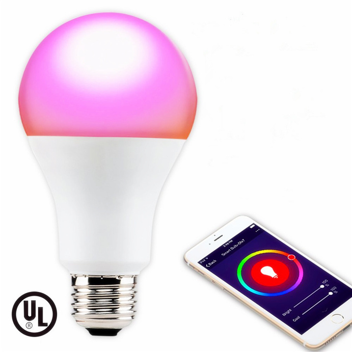 Alex Smart Light Bulb RGBCW Wi-Fi LED Bulb A60 Dimmable Multicolored Lights