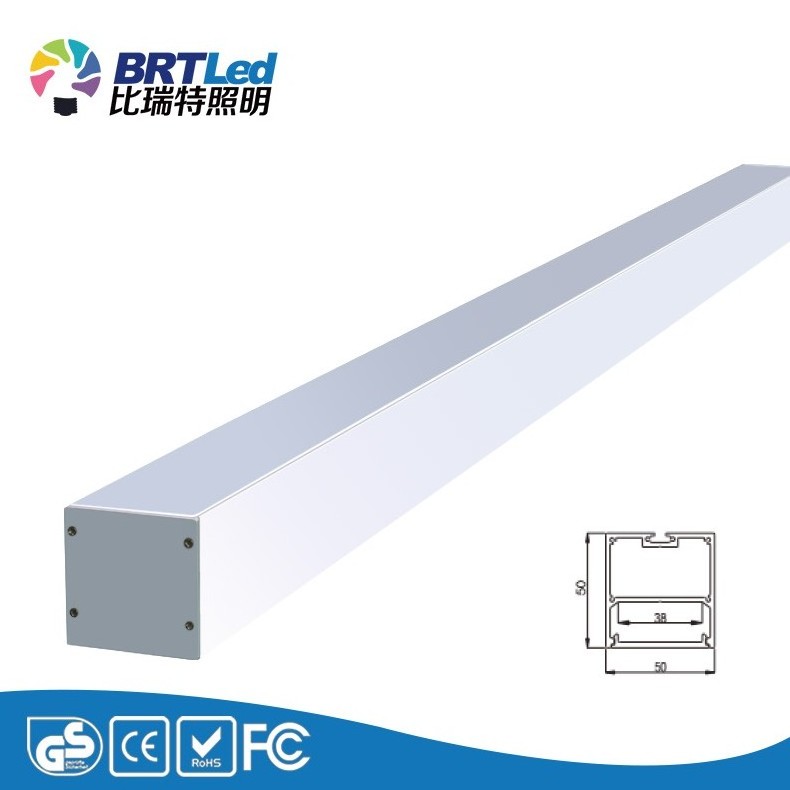 50W 5000lm LED linear low bay led light fixture with ETL DLC