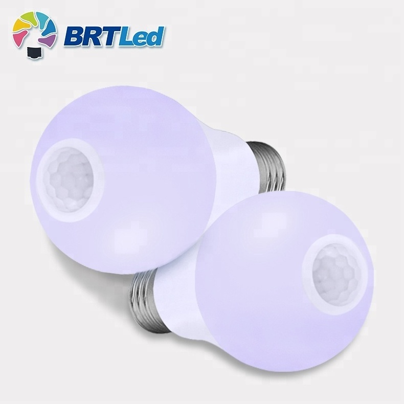 12W E27 PIR Motion Sensor LED Light Bulbs