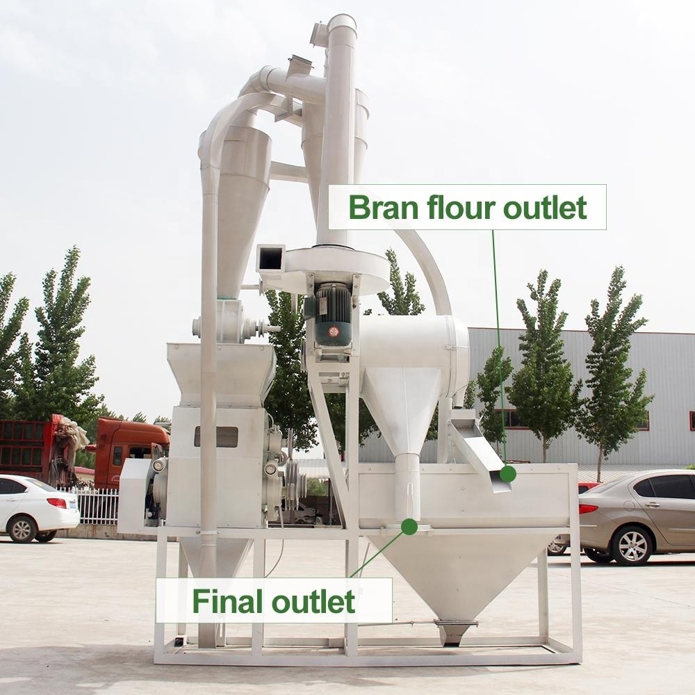 Industrial Maize Corn Flour Mill Plant Corn Grits Making Machine Semolina Corn Wheat Processing Machine