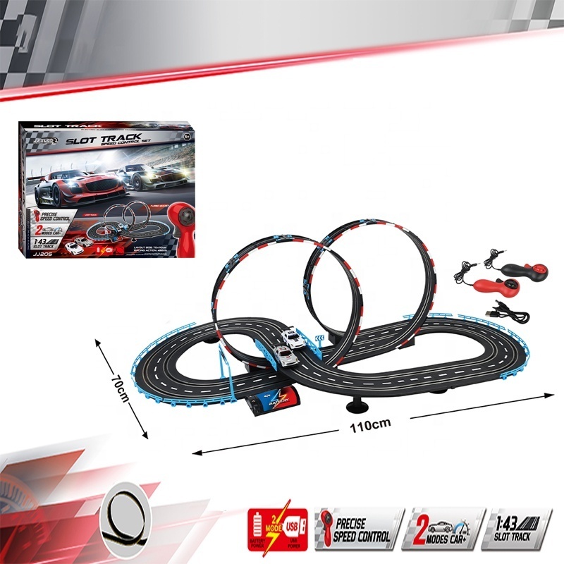 Wholesale Electric Racing Track 1:43 Slot Car Toy For Kids mini slot car Racing Toy