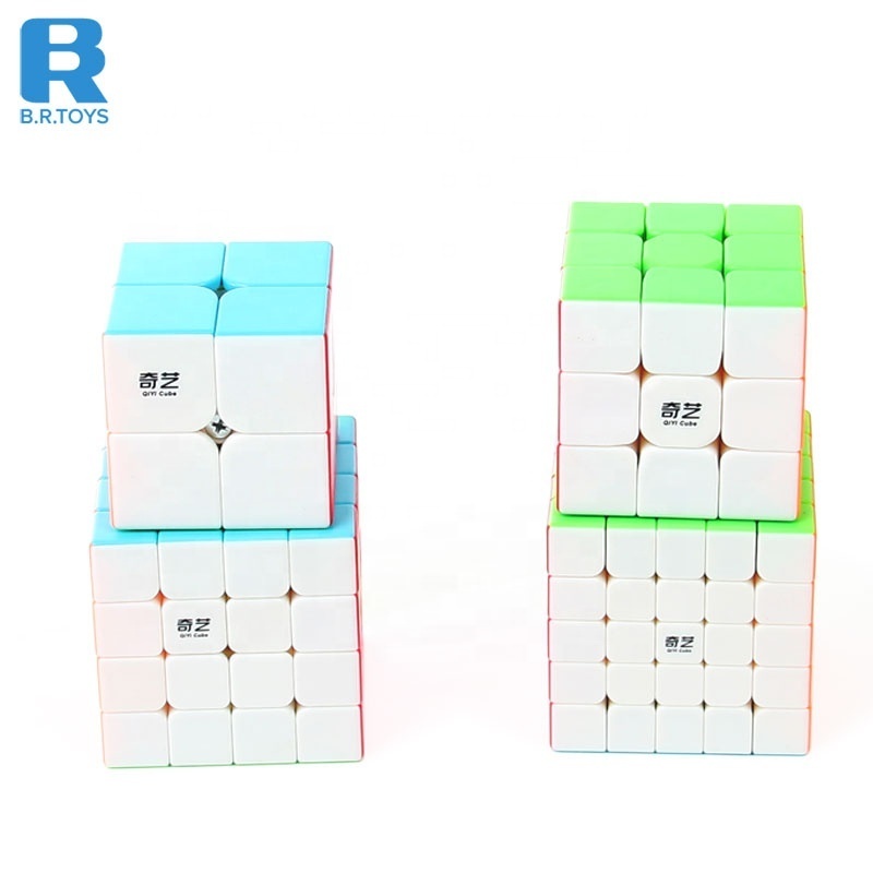 Good sale Magic Cube Qiyi  Magic Cube Set 2X2  Warrior W 3x3  Qiyuan S 4X4  qizheng s 5X5 Stickerless Gift Set