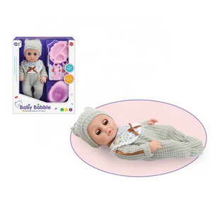 wholesale 30cm Reborn Baby Dolls Silicone Cute Soft doll For Girls Fashion Bebe Reborn dolls baby with blink eyes