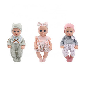 Popular Beauty Girl 12" Reborn Baby Doll With blink eyes from China Manufacturer reborn dolls girl