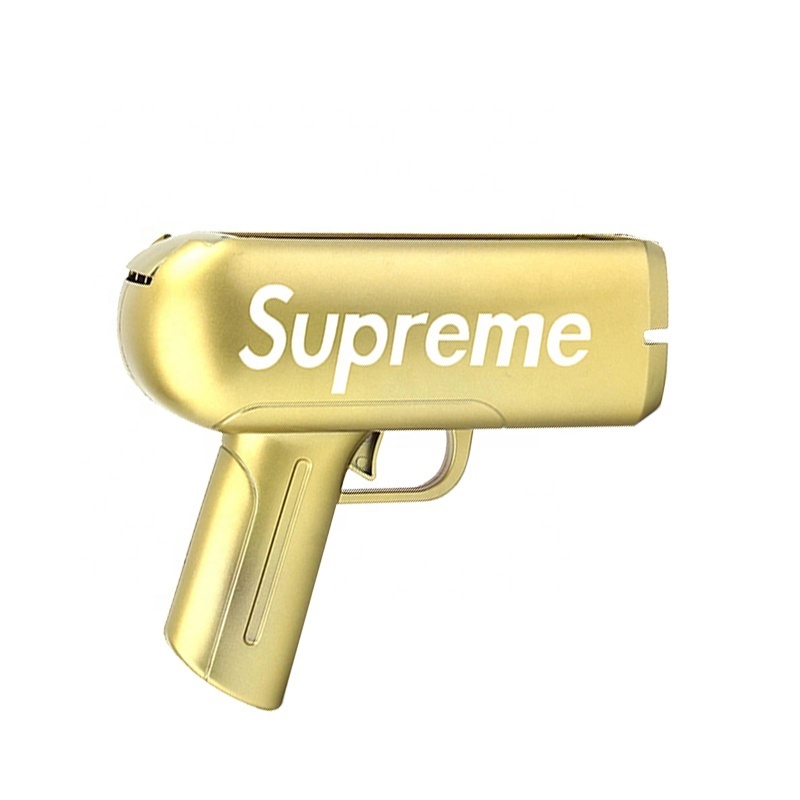 Wholesale Gold money gun Make Cash Money Rain de dinero Gun Toy Shot Spray Real Golden money gun for party