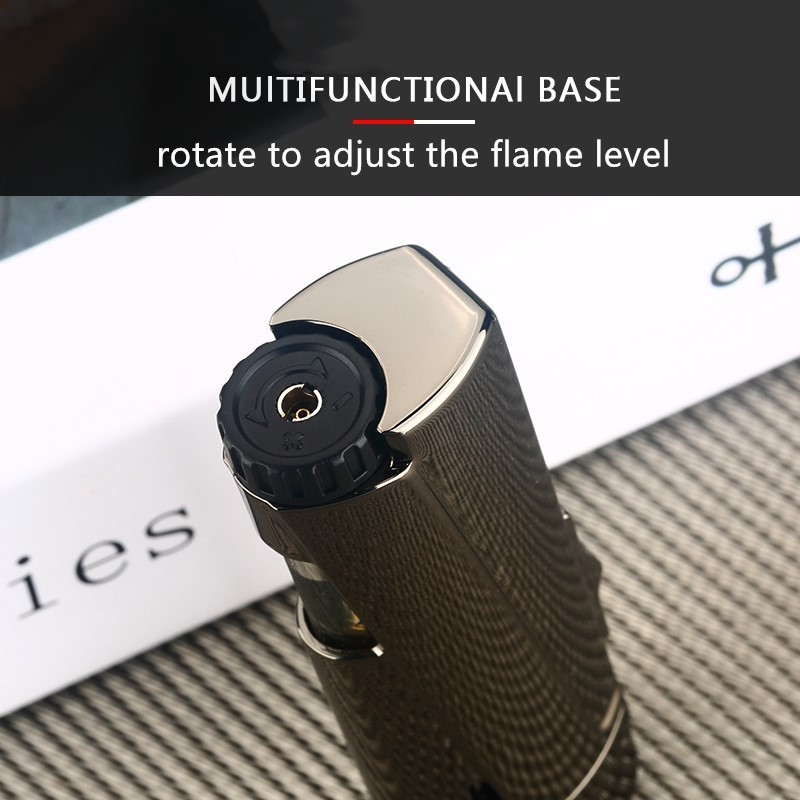 cheap Flame encendedor with butane gas refillable cigarette cigar lighter