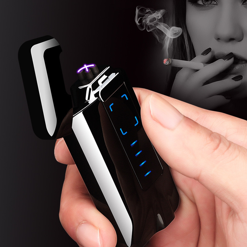 Touch induction electronic lighter ARC plasma lighter electric and windproof encendedor for smoking cigarette