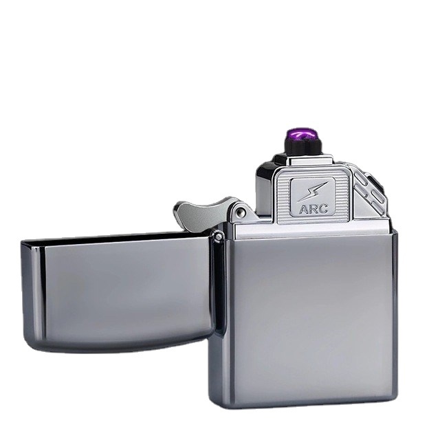 ZIP USB plasma double arc lighter electronic encendedor with overload protection