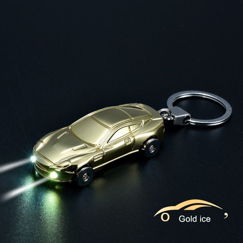 Creative car keychain charging cigarette lighter USB keychain support custom logo with lighting