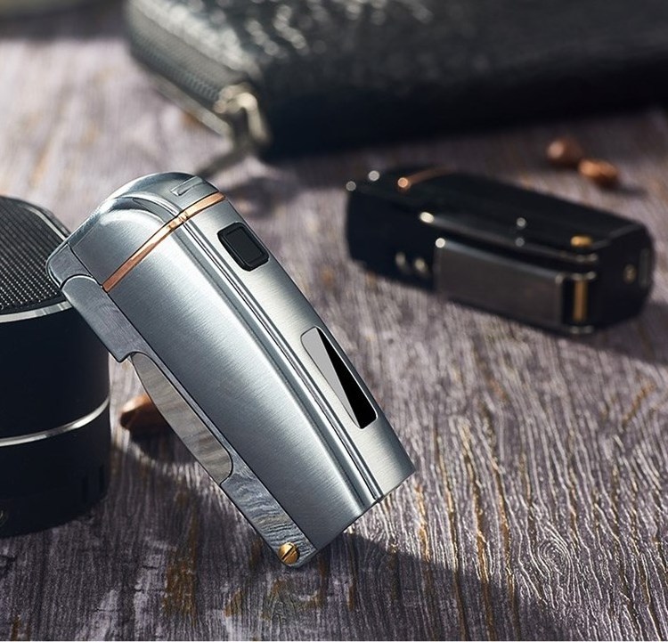 High quality multifunction dual arc lighter electric rechargeable cigarette lighters with corkscrew