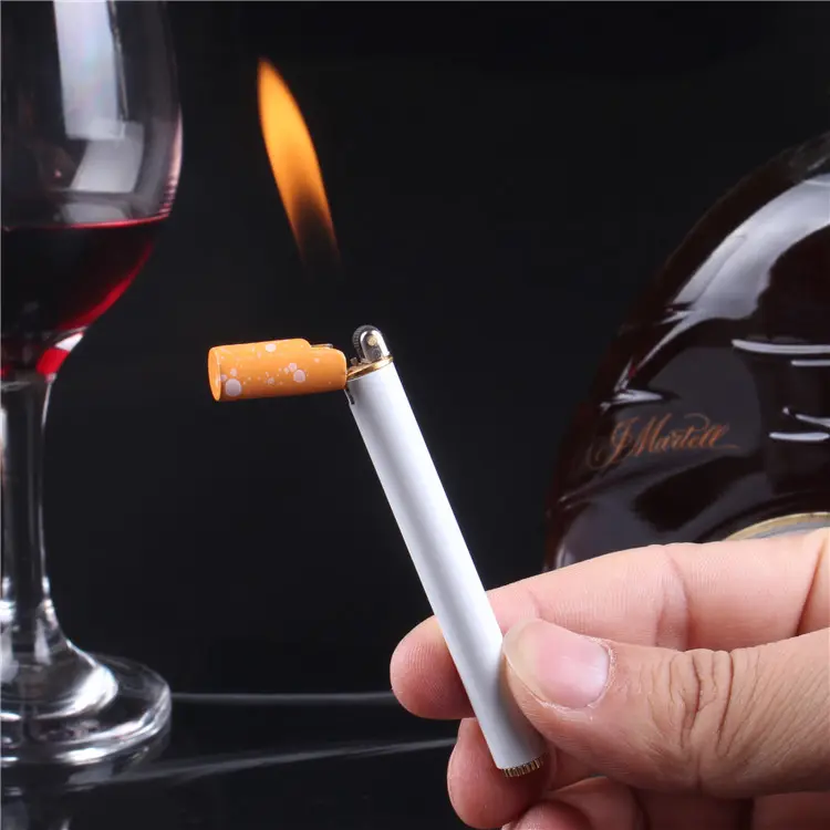 Cigarette Shaped LIGHTER flame torch refill smoking lighter butane Gas Cigarette Lighters