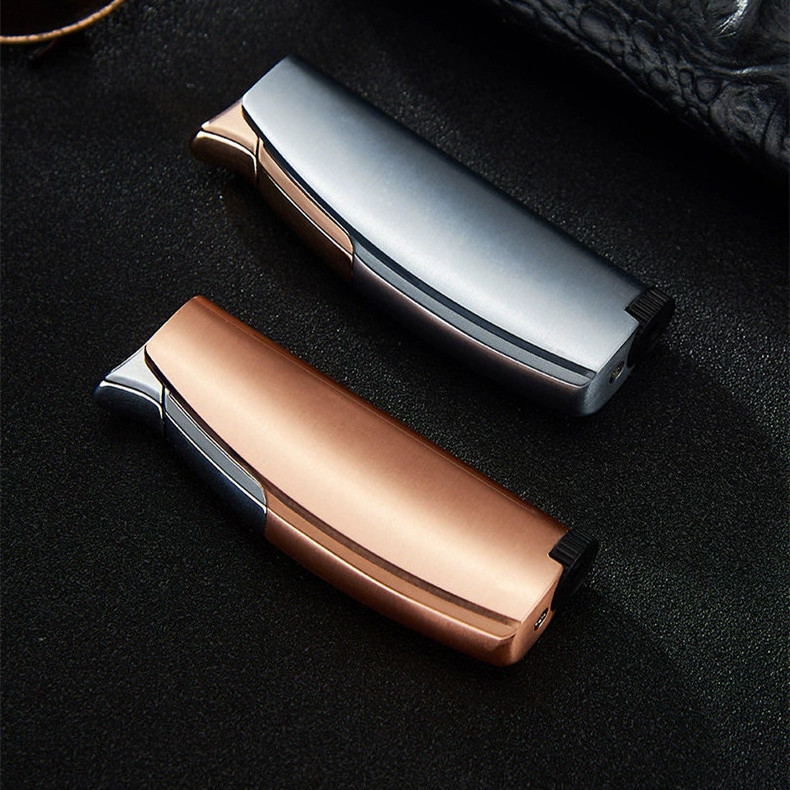 New style single jet flame cigar windproof premium torch lighter for wholesale with custom Logo