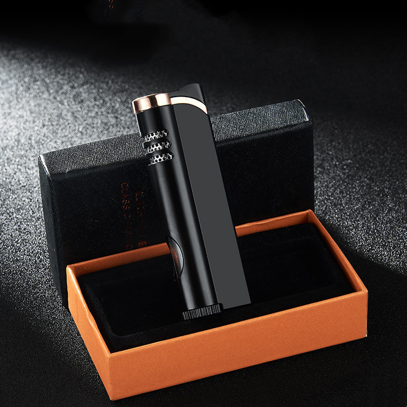 Windproof Universal Refill Cigarette Gas Lighter Promotional Torch Refillable Butane Gas Lighter