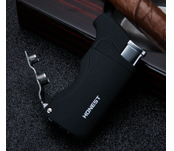 Multifunctional rocker butane gas refillable jet flame cigarette lighter smoking torch lighters with tobacco pipe tool