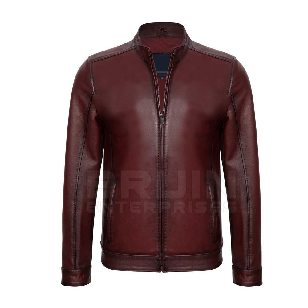 Top Selling Men Stylish Leather Jacket Different Colors Available In Best Price High Quality Leather Men Jacket